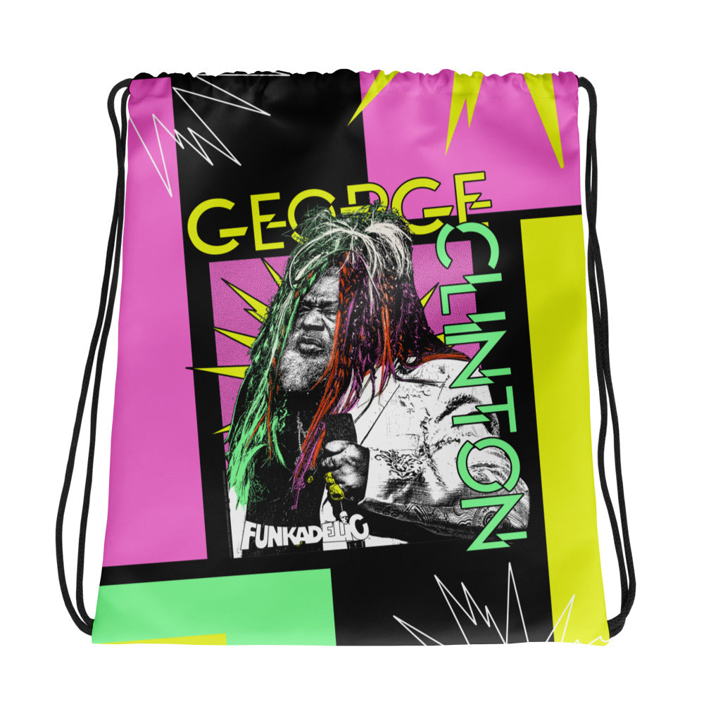 Funkadelic Cosmic Burst Drawstring Bag