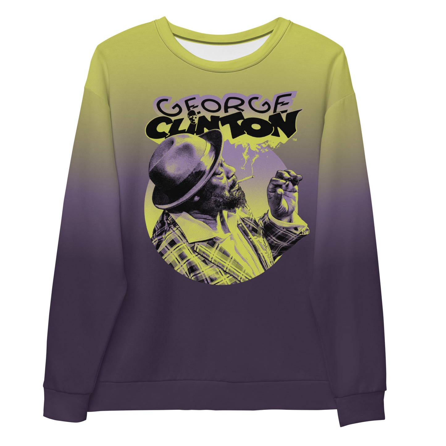 Smoke All-Over Print Crewneck Sweatshirt