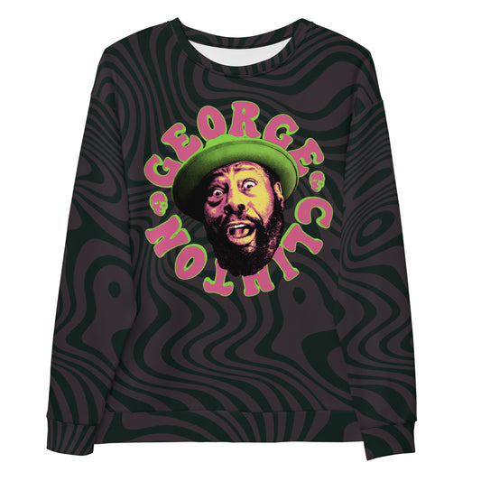 Face All-Over Print Crewneck Sweatshirt