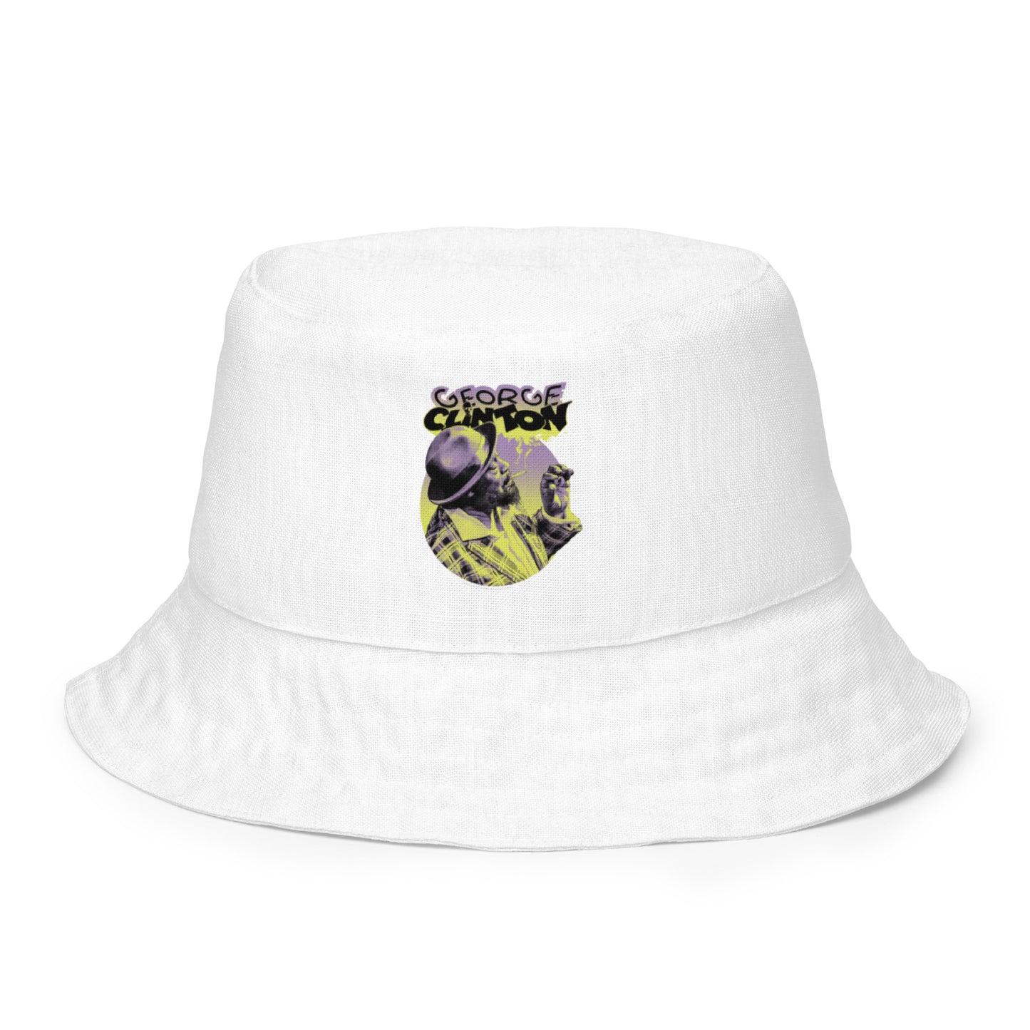 Smoke White Reversible Bucket Hat
