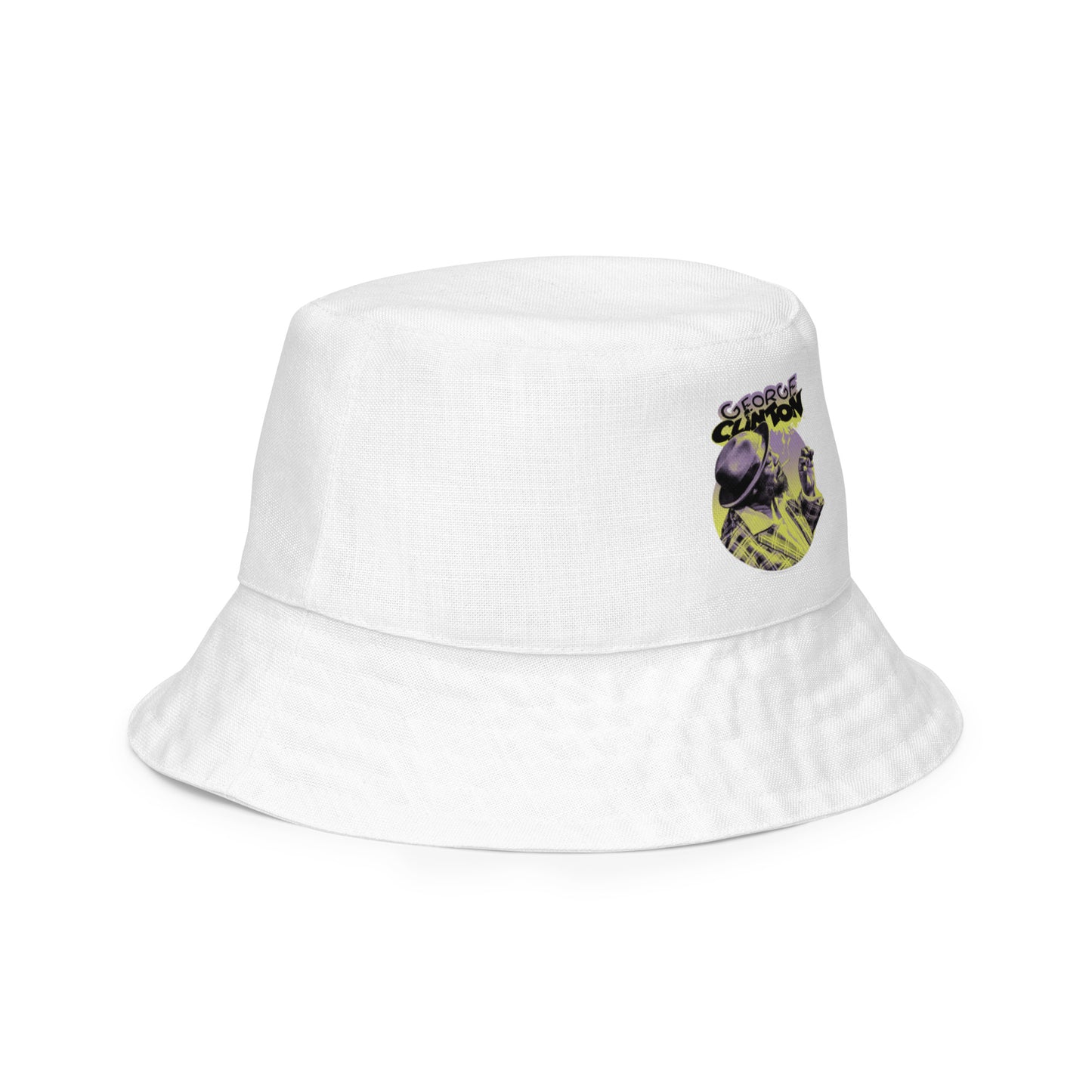 Smoke White Reversible Bucket Hat