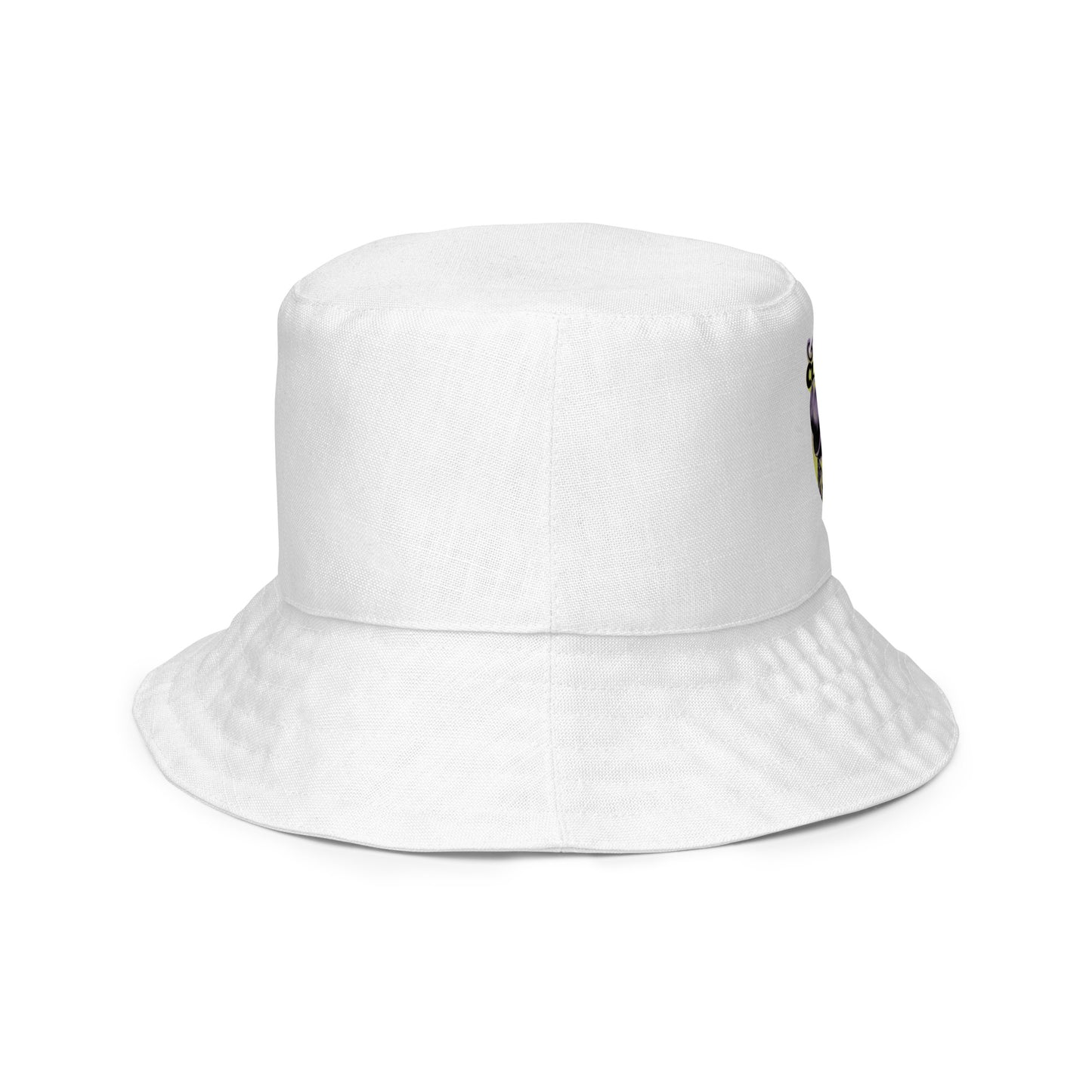 Smoke White Reversible Bucket Hat