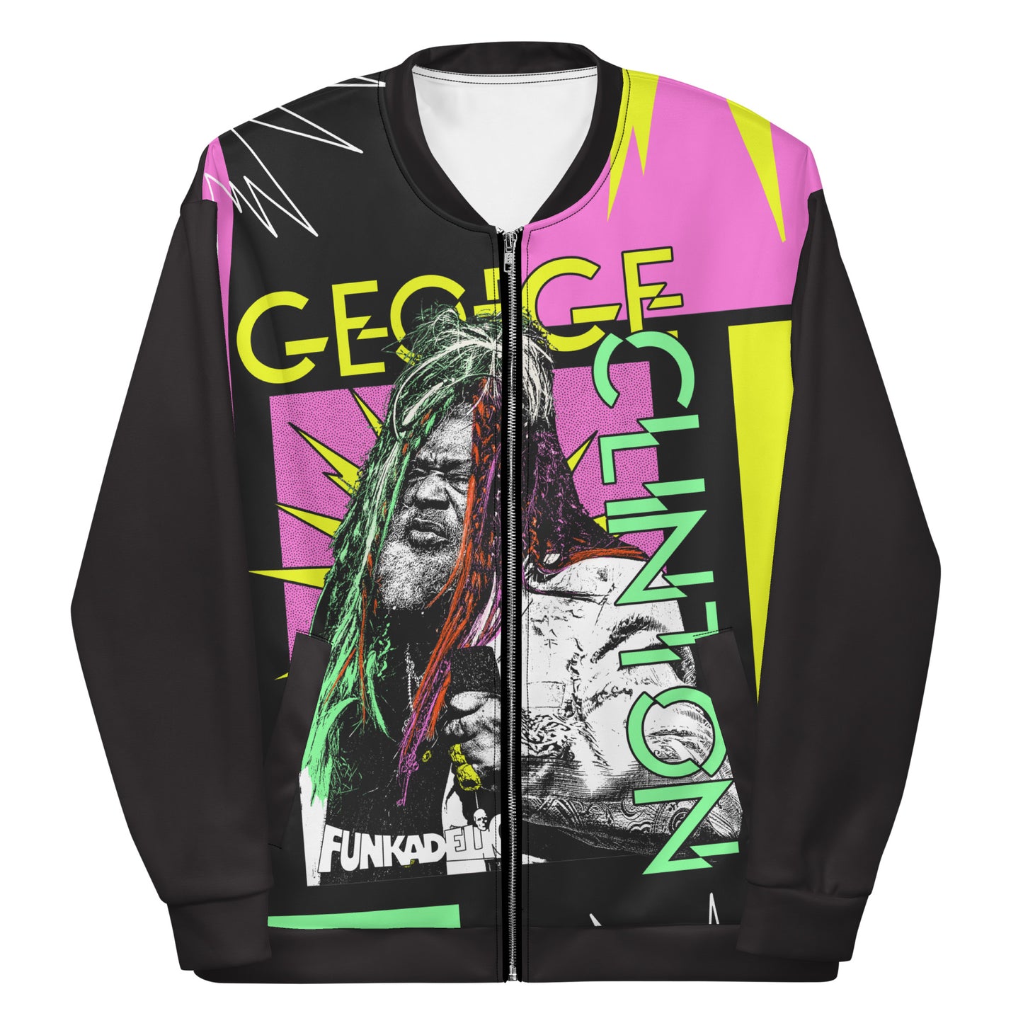 Comic Dark Bomber Jacket