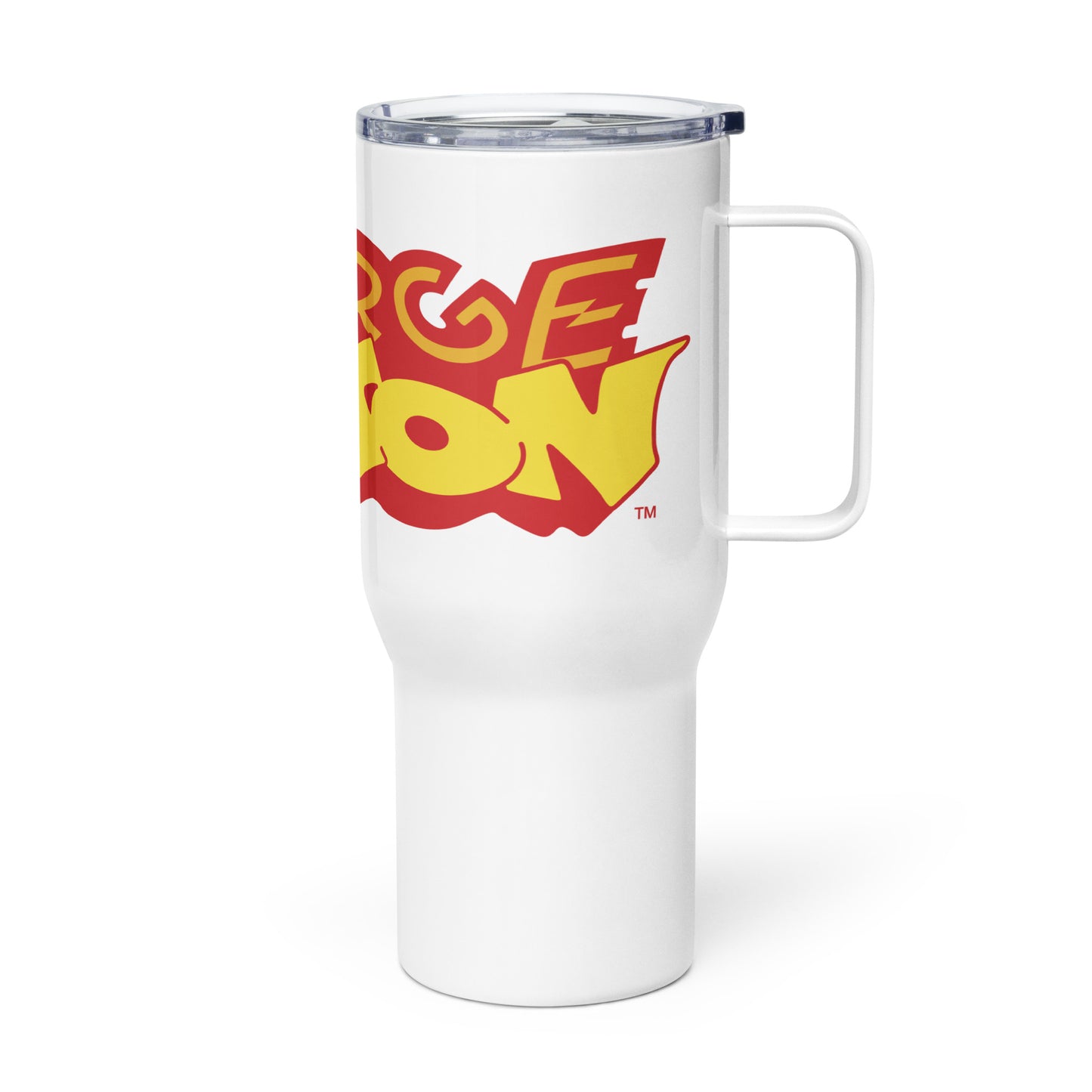 Crown 25oz Travel Mug with Handle