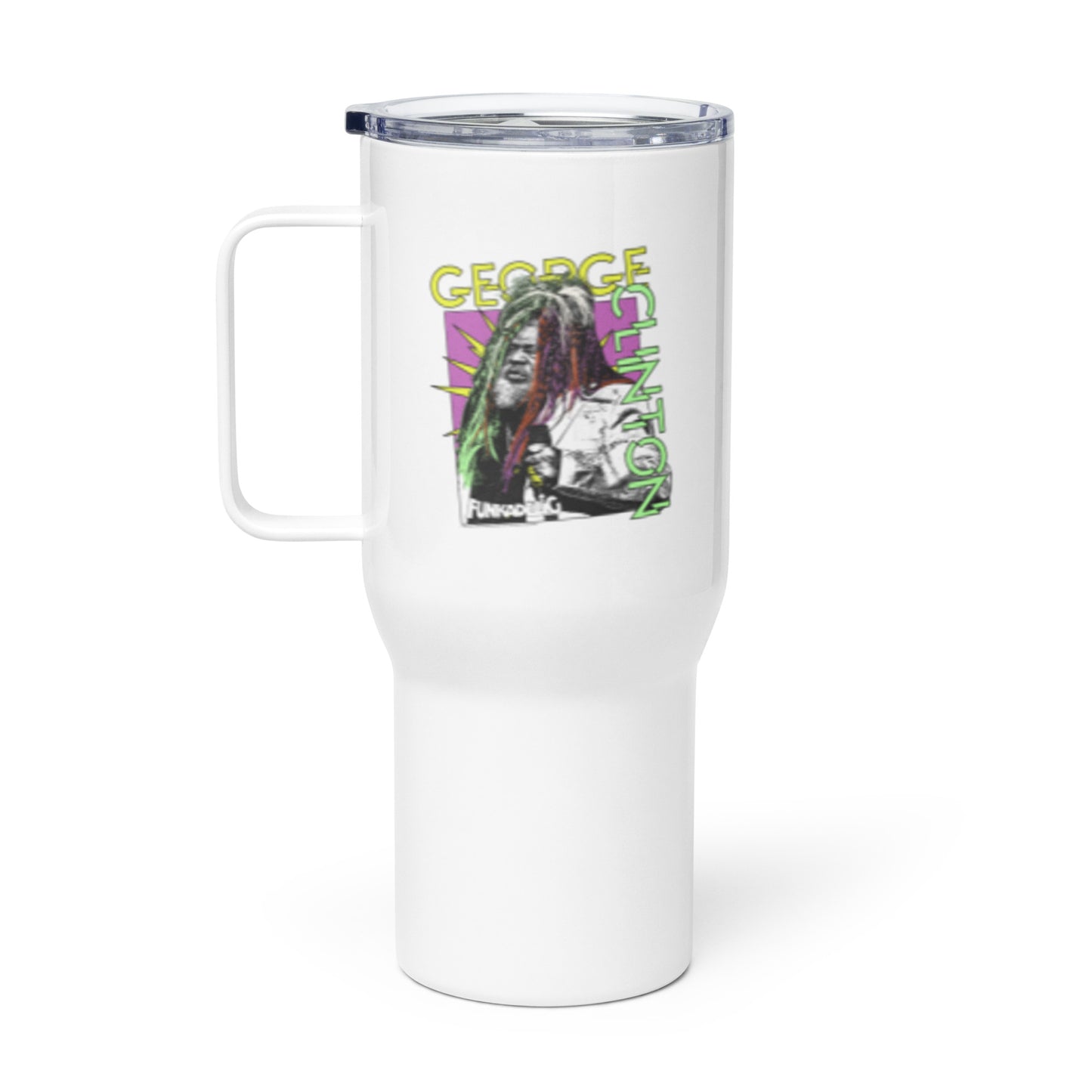 Funkadelic Cosmic Burst 25oz Travel Mug with Handle