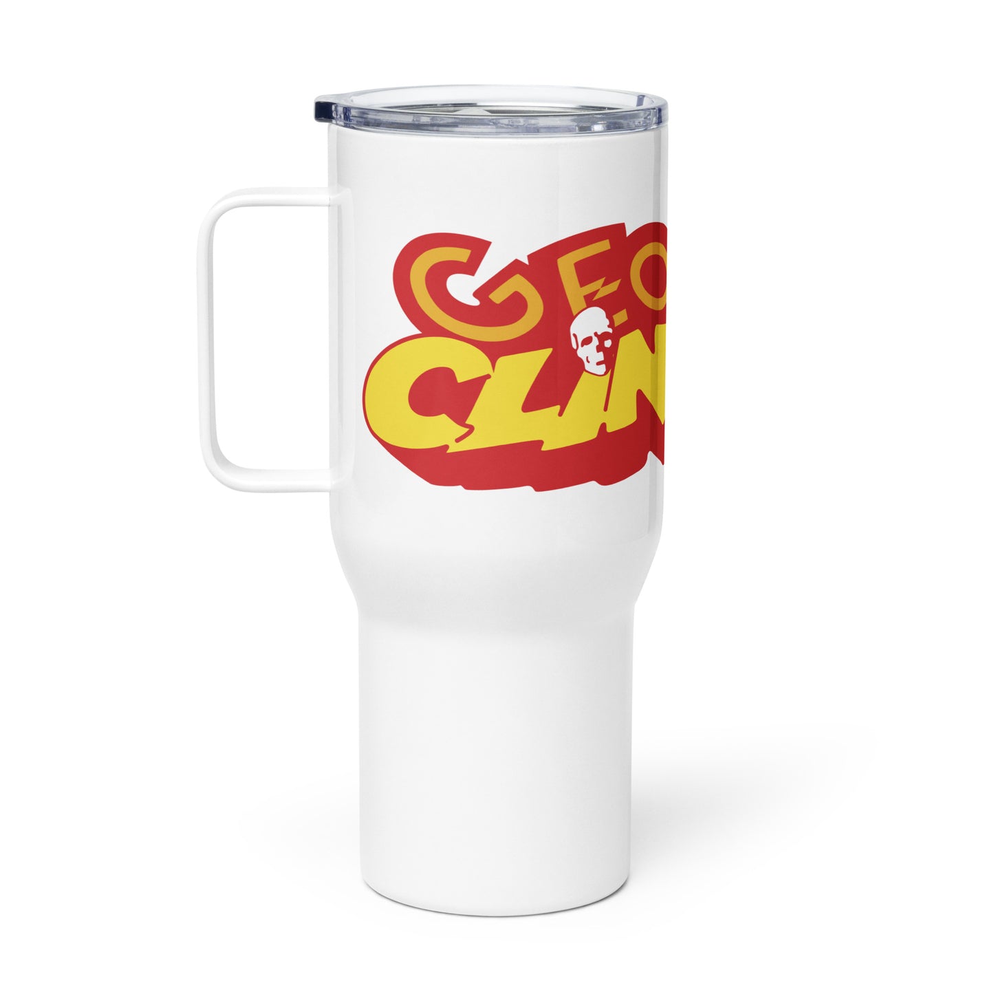 Crown 25oz Travel Mug with Handle