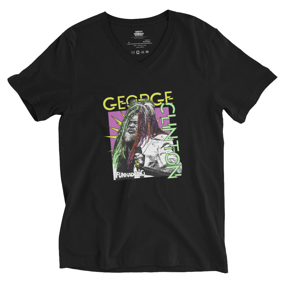 Funkadelic Comic Burst V-Neck T-shirt