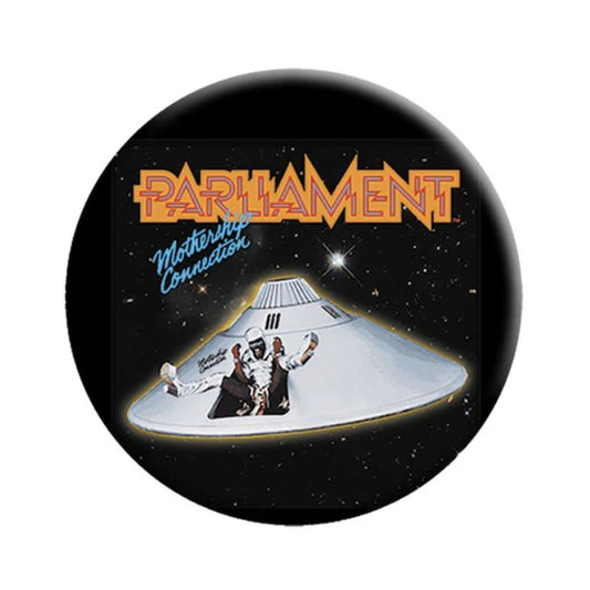 George Clinton Mothership Button