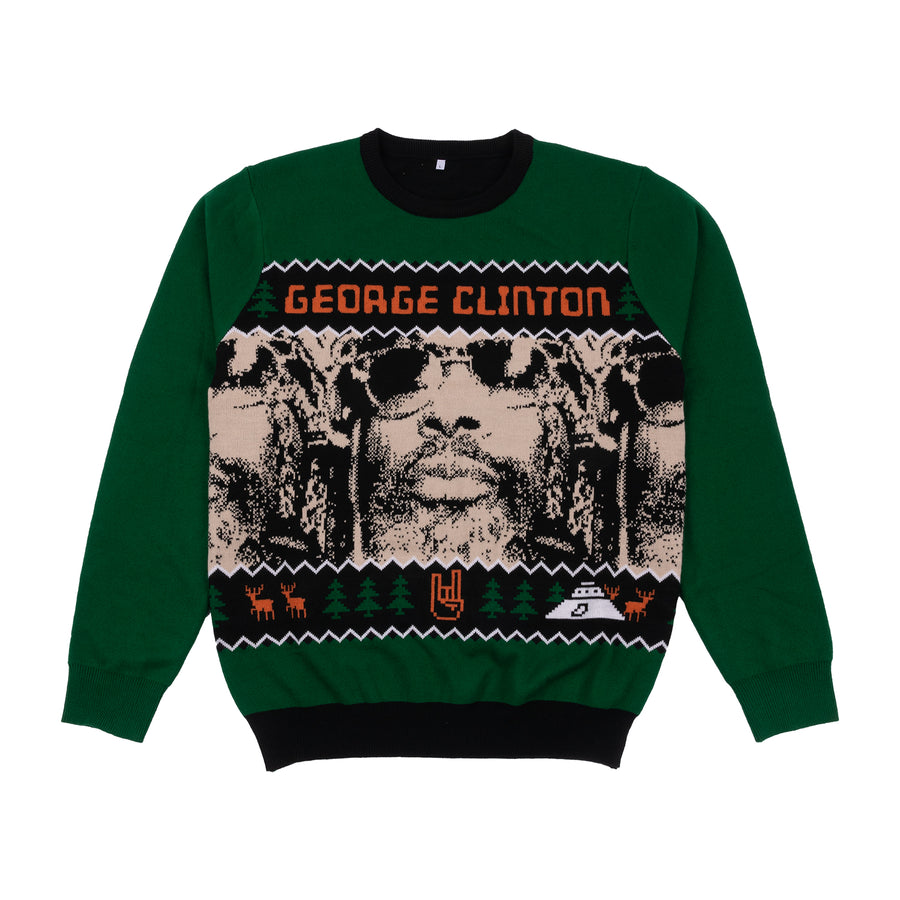George Clinton Christmas Sweater