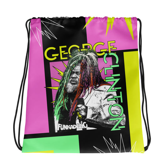 Funkadelic Cosmic Burst Drawstring Bag